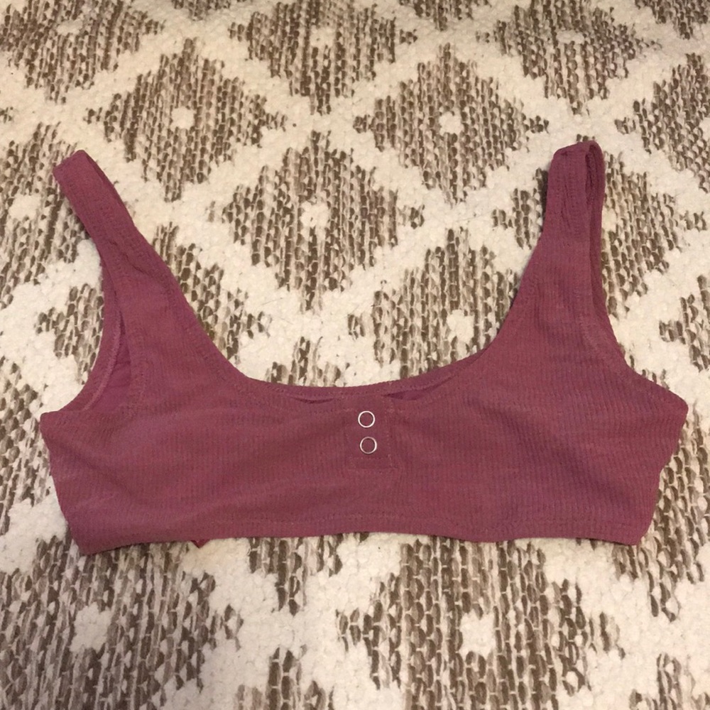 Purple Ribbed Bikini - Picture 5 of 5